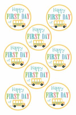 First Day Of School Snack Ideas, First Day Of School Tags Free Printable, Happy First Day Of School Printable, First Day Of School Gifts For Kids, Happy 1st Day Of School, Ecse Classroom, First Day Of The School, Sunshine Classroom, 1st Day At School