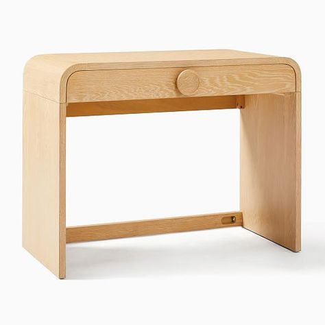 SSS Statement Knob Desk, WE Kids Sarah Sherman, Sarah Sherman Samuel, West Elm Kids, Desks For Small Spaces, Kids' Desk, Kid Desk, Teen Bedroom Decor, Teen Bedding, Small Desk