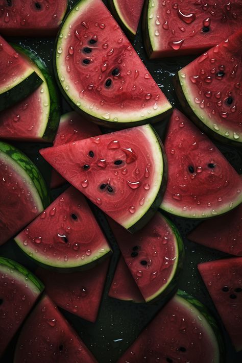 Watermelon Moodboard, Aesthetic Fruit Pictures, Watermelon Wallpaper Aesthetic, Refreshed Aesthetic, Fruit Illustration Art, Watermelon Photo, Watermelon Aesthetic, Watermelon Pictures, Fruits Aesthetic