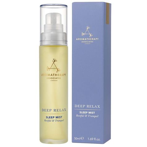 Aromatherapy Associates Deep Relax Sleep Mist – Beautyhabit Aromatherapy Associates, Ylang Ylang Essential Oil, Shower Oil, Skin Blemishes, Sls Free Products, Mist Spray, Oils For Skin, Pure Essential Oils, Cbd Oil