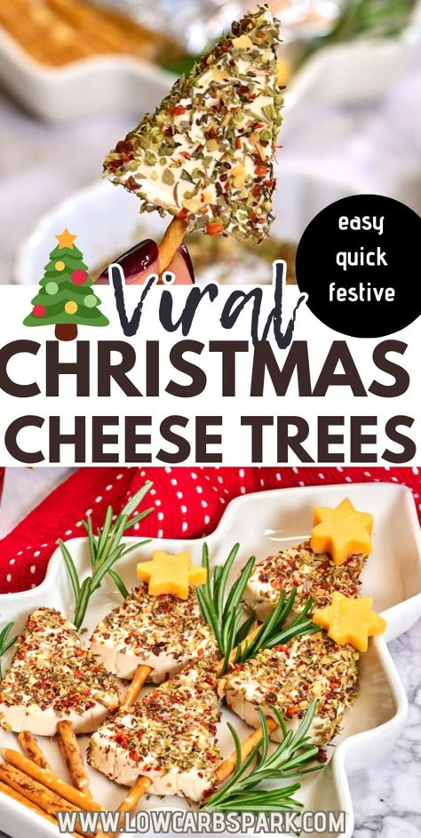 Looking for a simple and easy appetizer that adds a festive touch to your holiday table? Try these Quick Christmas Cheese Trees that are ready in just 5 minutes and the perfect addition to your festive charcuterie board. Christmas Cheese Tree Appetizer, Christmas Tree Cheese Appetizer, Cheese Tree Appetizer, Christmas Charcuterie Table, Christmas Tree Appetizers, Cheese Trees, Christmas Cheese Tree, Christmas Tree Cheese, Cheese Tree