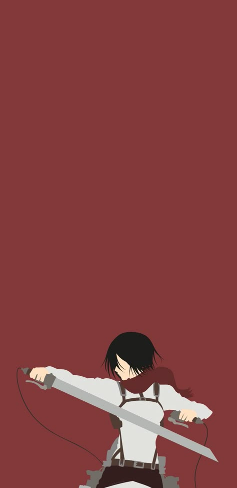 Minimalist Background, Aot Wallpaper, Simple Anime, Best Anime Drawings, Anime Boy Sketch, Karakter Disney, Mikasa Ackerman, Anime Wallpaper Phone, Anime Songs