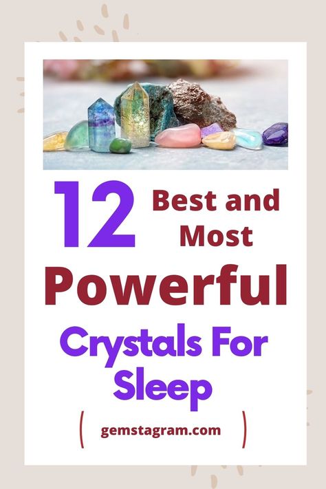 Best Crystals To Sleep With, Best Crystals For Sleep, Most Powerful Crystals, Crystals For Sleep, Powerful Crystals, Best Crystals, Crystal Properties, Angel Guidance, Relaxation Meditation