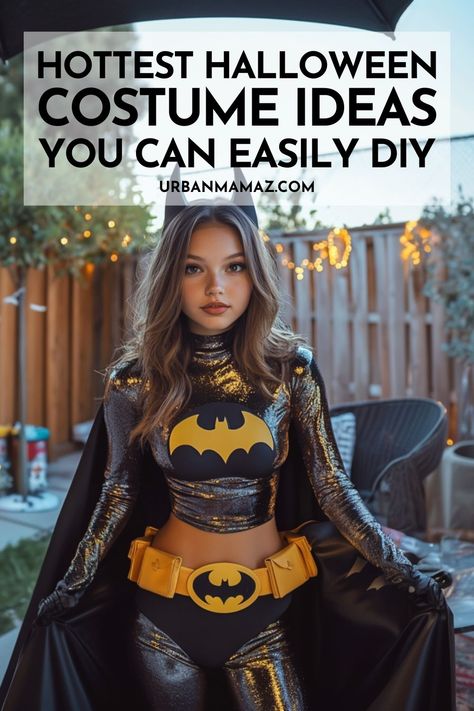 Looking for the hottest Halloween costume ideas you can easily DIY? Check out these easy DIY Halloween costumes! Women Superhero Costumes, Best Halloween Costumes For Couples, Women Superhero, Fortune Teller Costume, Easy Diy Halloween Costumes, Clueless Halloween Costume, Superhero Halloween, Scarecrow Costume, Costumes For Couples