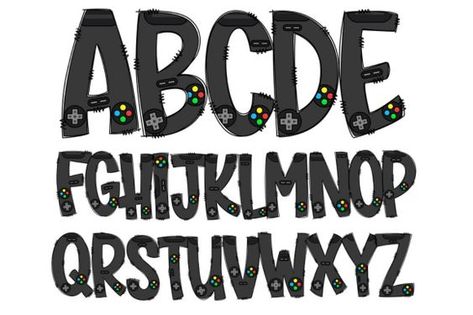 Gaming Doodle Letters Gamer Alphabet Graphic by FreeSublimations · Creative Fabrica Font #font fonts #fonts doodle font #doodlefont doodle fonts #doodlefonts doodles fonts #doodlesfonts doodles font #doodlesfont 5.97 Gamer Alphabet Letters, Doodle Lettering Alphabet Fonts, Fonts Quotes, Free Handwriting, Letter Games, Doodle Alphabet, Doodle Letters, Word Fonts, Alphabet Crafts