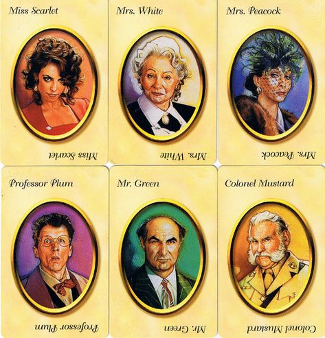 Clue Game Characters, Clue Costume, Miss Scarlet, Clue Movie, Clue Board Game, Clue Party, Clue Games, Mystery Dinner Party, Mystery Dinner