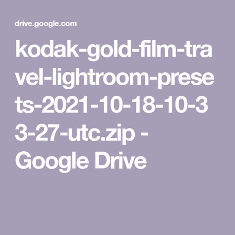 kodak-gold-film-travel-lightroom-presets-2021-10-18-10-33-27-utc.zip - Google Drive Vintage Lightroom Presets, Lightroom Presets For Portraits, Kodak Gold, Professional Lightroom Presets, Lightroom Presets Collection, Preset Lightroom, Lightroom Editing, Lightroom Presets Free, Lightroom Preset