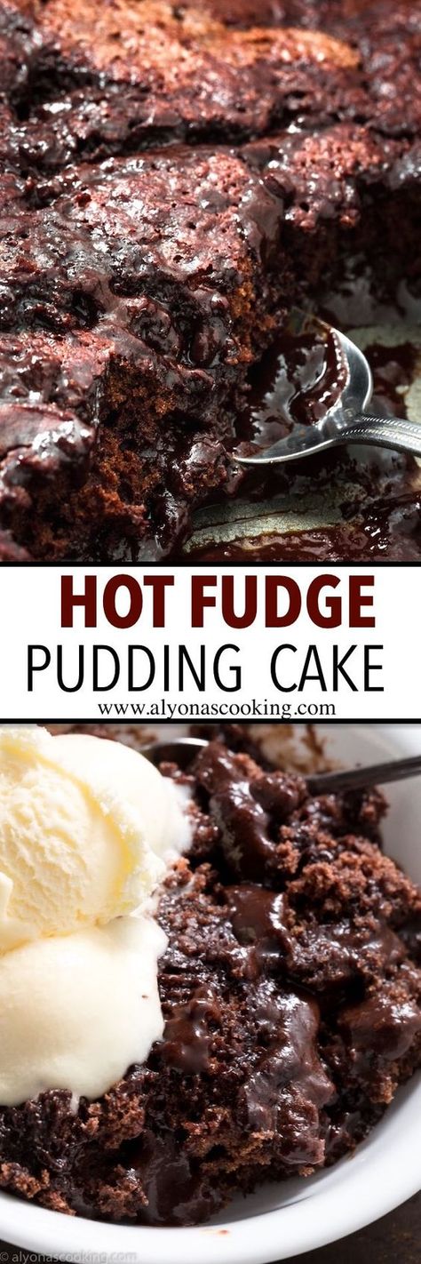 Hot Fudge Pudding Cake, Hot Fudge Pudding, Fudge Pudding Cake, Fudge Pudding, Hot Fudge Cake, Chocolate Desserts Cake, Chocolate Fudge Sauce, Fudge Chocolate, Chocolate Pudding Cake