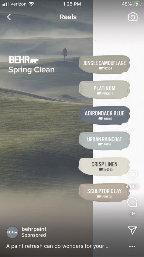 Hunting Room Paint Colors, Hunting Cabin Paint Colors, Rainforest Behr Paint Bedroom, Jungle Camoflauge Behr, Jungle Camouflage Behr Paint, Behr Jungle Camouflage Kitchen, Behr Jungle Camouflage Paint, Behr Jungle Camouflage, Jungle Camouflage