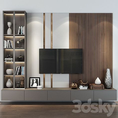 Interior Design Tv Wall, Tv Wall Interior Design, Tv Room Decor, Ruang Tv, Tv Fal, Wall Unit Designs, Tv Set Design, Modern Tv Wall Units, Tv Cabinet Design