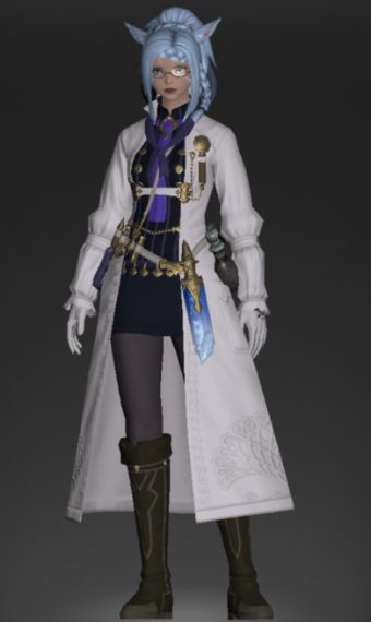 Mad Scientist | Eorzea Collection Fantasy Scientist Outfit, Scientist Outfit Aesthetic, Scientist Fashion, Scientist Design, Scientist Outfit Women, Anime Scientist, Mad Scientist Aesthetic Outfit, Female Mad Scientist Character Design, Biologist Outfit