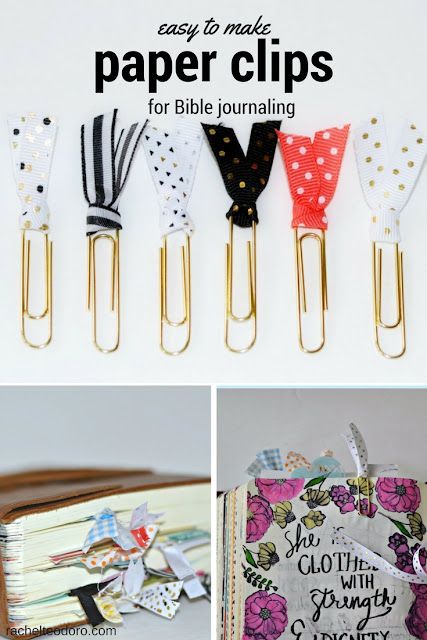 easy to make fabric paper clips for Bible journaling Diy Paper Clips, Sister Gifts Diy, Paper Clips Diy, Paperclip Crafts, Paperclip Bookmarks, Paper Clip Art, Family History Book, Trendy Diy, Closet Organization Diy