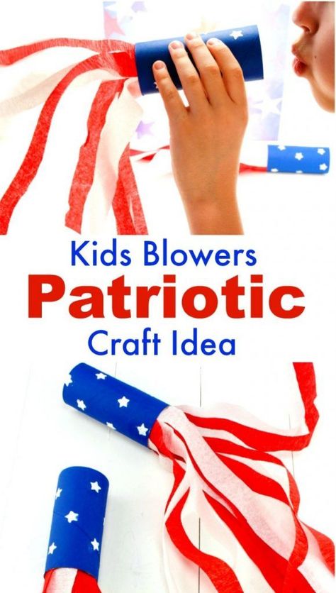 Paper Tube Crafts, Cheap Craft Ideas, July Crafts For Kids, 4th Of July Craft, Tube Crafts, 4th Of July Crafts, Fourth Of July Crafts For Kids, Patriotic Kids, 13 Colonies