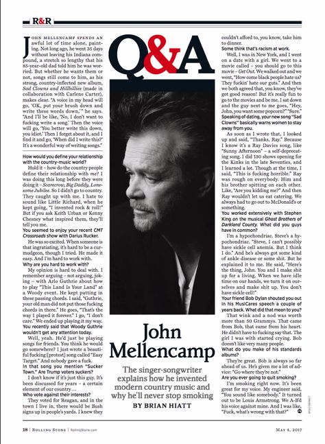 Q&A Layout, Rolling Stone Q&a Magazine Layout, Q&a Layout Design, Q&a Design Layout, Interview Layout Design, Magazine Interview Layout, Interview Layout, Q & A Design, Print Book Design, Magazine Page Layouts