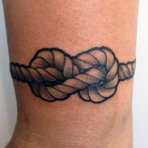 60 Knot Tattoo Designs For Men - Ink Ideas To Hold Onto Knot Tattoo Meaning, Infinity Knot Tattoo, Rope Tattoo, Marriage Tattoos, Tato Tradisional, Tato Dengan Makna, Knot Tattoo, Парные Тату, Tattoo Meaning