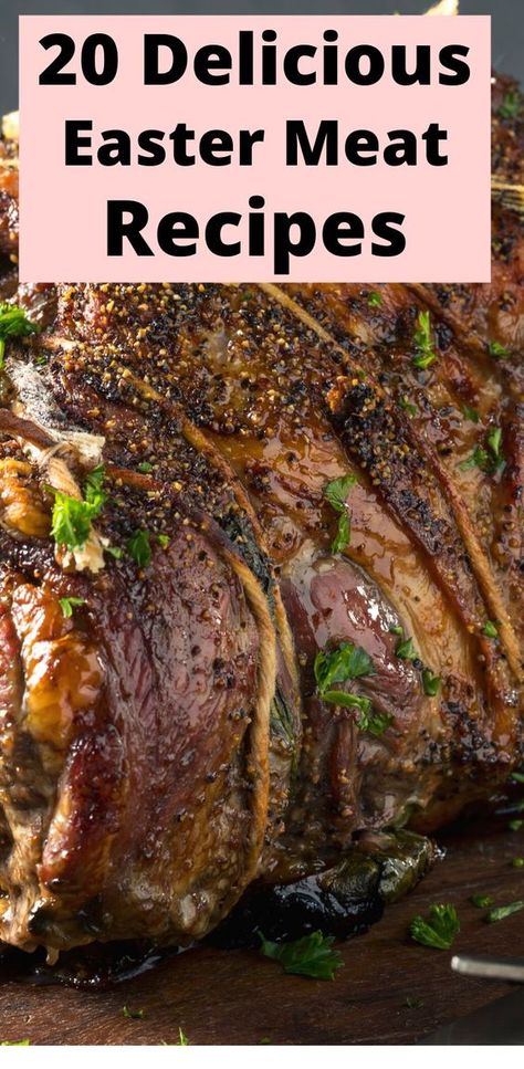 Easter Dinner Roast, Easter Beef Recipes, Lamb Brunch Ideas, Spring Meat Recipes, Ideas For Easter Dinner Meals, Lamb Recipes For Easter, Meat For Easter Dinner, Food For Easter Dinner, Easter Steak Dinner Ideas