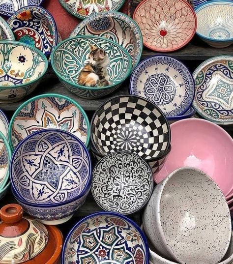 Moroccan Pottery, Essaouira Morocco, Visit Marrakech, Marrakech Travel, Moroccan Design, Humble Abode, Free Things To Do, Free Things, Art Deco Interior