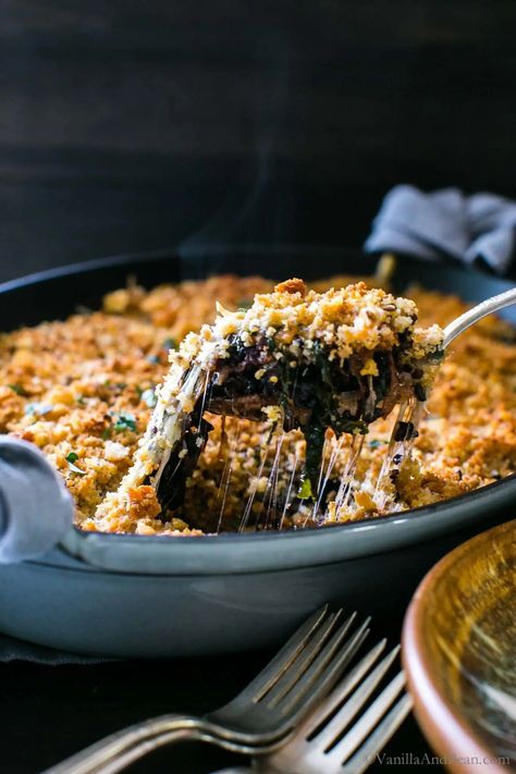 Forbidden Rice Recipes, Rice Gratin, Black Rice Recipe, Ic Diet, Forbidden Rice, Porcini Mushroom, Rice Dinner, Porcini Mushrooms, Black Rice