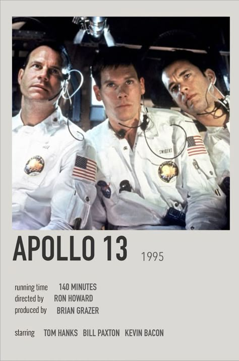 Apollo 13 Movie Poster, Apollo 13 Poster, 13 Movie Aesthetic, Apollo 13 Movie, Polaroid Board, The Intouchables, Movies And Series To Watch, Hang Out Ideas, Osmosis Jones