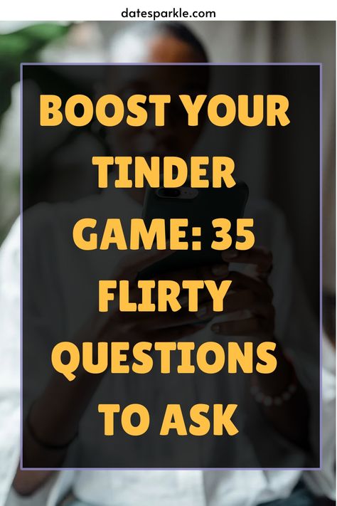 Flirty questions can help break the ice and create a playful atmosphere on Tinder. Asking about his interests and hobbies shows genuine curiosity and can lead to deeper conversations. Questions about his favorite travel destinations or dream vacation can spark wanderlust and shared experiences. Inquiring about his favorite movies, books, or music can reveal common interests and provide opportunities for future dates or activities. Asking about his favorite type of food or restaurant can lead to Tinder Conversations Starters, Flirty Questions To Ask, Tinder Conversations, Flirting Tips, Flirty Questions, Get A Girlfriend, Conversation Topics, Get A Boyfriend, Connection With Someone