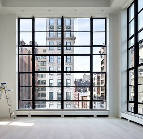 New York apartment: Loft Living, Empty Room, New York Apartment, Design Del Prodotto, Nyc Apartment, Dream Apartment, City Living, Dream Spaces, House Goals