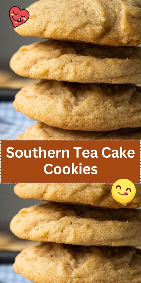 Transport yourself to the South with our Southern Tea Cake Cookies. A classic, soft cookie that pairs perfectly with a cup of tea. Cookies Made With Tea, Tea Cake Cookies Southern Style, Easy Tea Cakes Recipe, English Tea Cookies Recipe, Southern Tea Cake Cookies, Tea Cake Cookie Recipe, Teacup Cookies, Old Fashioned Tea Cakes, Tea Cookies Recipe