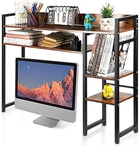 Dorm Desk, Desktop Bookshelf, Desktop Shelf, Dorm Design, Bookshelf Organization, Organizer Shelf, Shelf Desk, Bookshelf Storage, Desk Hutch