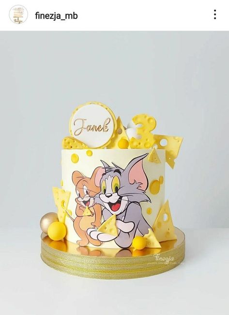 Fondant Unicorn Cake Toppers, Tom And Jerry Cake, New Cake Design, Monster Inc Cakes, Cake Designs For Kids, Travel Cake, Cake For Husband, Eid Stickers, 4th Birthday Cakes