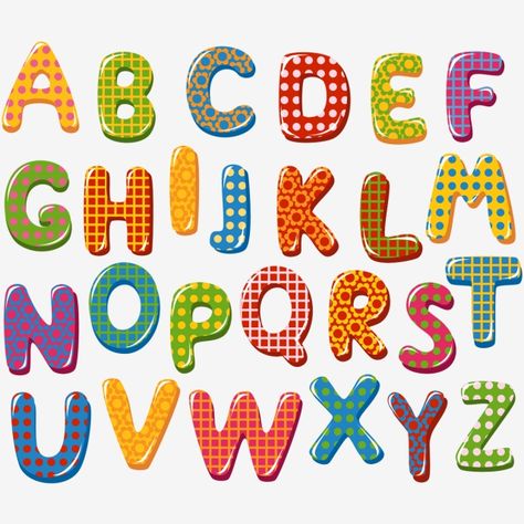 Creative color english alphabet Alphabet Letters Images, Kid Fonts, Alphabet A, Letter Vector, English Alphabet, Creative Colour, Typography Letters, Fonts Alphabet, Pyrography