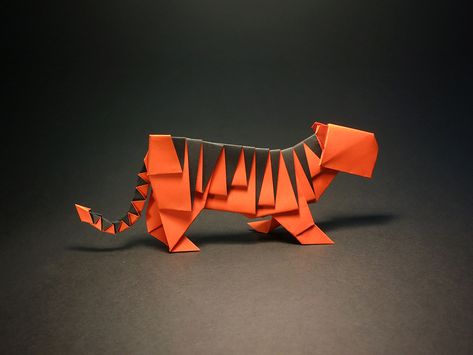 Origami Tiger, Origami Artist, Frame By Frame Animation, Gender Neutral Nursery, Paper Crafts For Kids, Origami Art, Origami Crafts, Paper Sculpture, Childrens Art