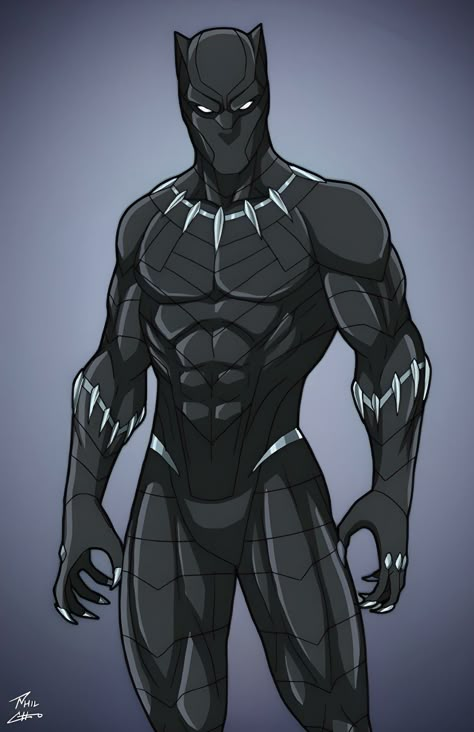 Black Panther Drawing, Phil Cho Art, Earth 27, New Superheroes, Marvel Cartoon, Наташа Romanoff, Phil Cho, Marvel Character Design, Defenders Marvel