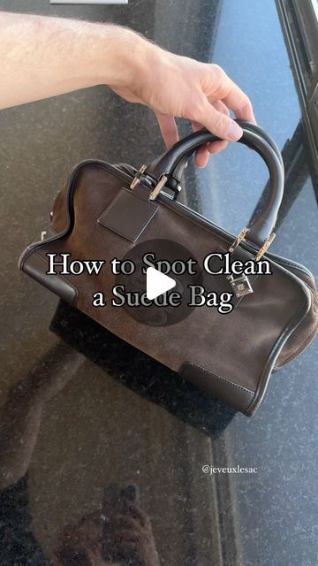 Jacob on Instagram: "How to spot clean a suede bag 🧼🤍  🏷️ Vintage Luxury, Vintage Handbag, Vintage Fashion, Handbag Care, How to condition leather, How to clean a handbag, Leather Care, Canvas Care, Handbag Care Advice, Vachetta Leather, Handbag Collector.   #handbagcare #vintagebag #vintagehandbag #vintageloewe #loeweamazona#handbaginspo #vintagehandbaginspo #handbagaddict #vintagehandbaglover #bagcleaning #handbagcareadvice  This post was created by myself and features real items from my personal collection. Items displayed are NOT for sale and I am not affiliated with any brand(s) shown." Handbag Repair, Handbag Care, How To Clean Suede, Suede Bag, Handbag Vintage, Vintage Handbag, Bag Vintage, Leather Care, Vintage Handbags