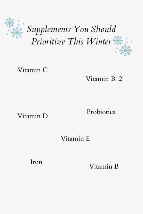 Winter Health Tips, Winter Vitamins, Women Health Vitamins, Winter Staples, Winter Health, Iron Vitamin, Stop Sweating, Vitamin B12 Deficiency, Autoimmune Protocol