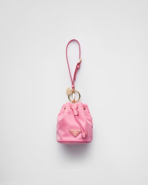 Begonia Pink Prada Re-Edition 1978 Re-Nylon mini-pouch | PRADA Versace Interior, Pink Prada Bag, Pouch Aesthetic, Prada Mini Bag, Pink Prada, Magnets For Fridge, Hot Pink Bag, Prada Mini, Prada Re Edition