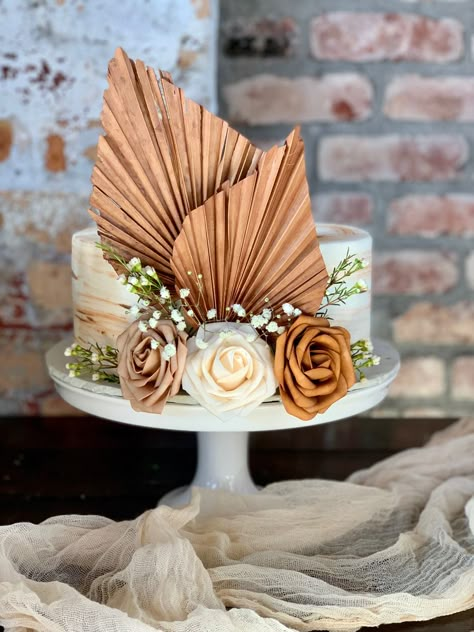 Boho Cake, Boho Wedding Cake, Wedding Anniversary Celebration, Boho Bridal Shower, Cakes For Women, Boho Birthday, Boho Theme, Boho Wedding Decorations, 40th Birthday Parties