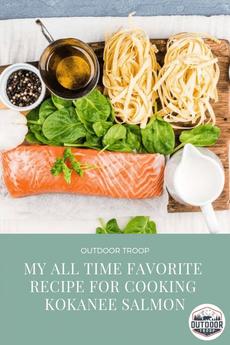 Kokanee salmon is such a delicious fish! Here is my all-time favorite recipe for cooking Kokanee Salmon. #recipe #salmon Salmon Recipe Oven, Salmon Linguine, Fancy Cooking, Salmon Recipes Oven, Kokanee Salmon, Cooked Fish, Recipe Salmon, Raw Salmon, Garlic Salmon