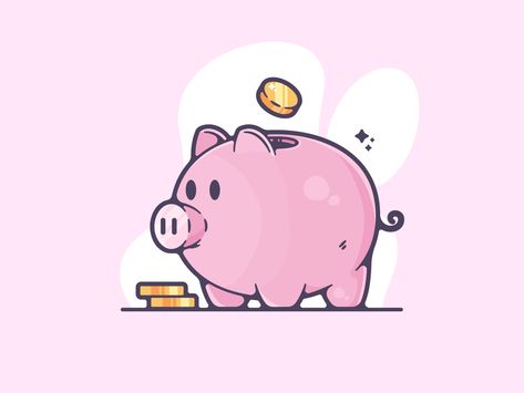 Piggy Bank Drawing, Piggy Illustration, Pig Character Design Concept Art, Pig Illustration Cute, Piggy Bank Illustration, Pig Mascot, Figure Sketches, Pig Bank, Human Figure Sketches