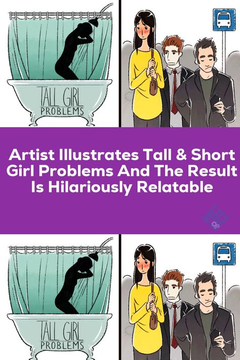 Funny Anti Jokes, Anti Jokes, Short Girl Problems, Cartoon Characters As Humans, Tall Girl Problems, Girls Problems, Tall Height, Usa Funny, Laughing Jokes