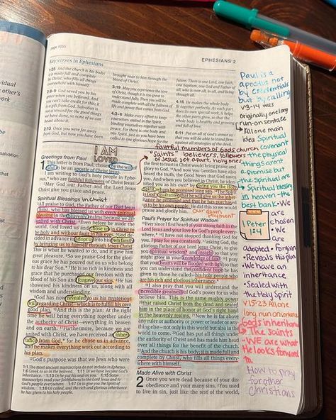 Ephesians 1 Bible Study, Ephesians Bible Notes, Ashley Hetherington Bible, Ephesians Bible Journaling, Bible Study Ephesians, Book Of Ephesians, Ephesians 1, Bible Study Plans, Bible Journal Notes