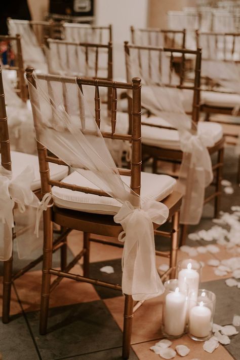 Extra Wedding Decorations, Aisle Chairs Wedding, Wedding Reception Chairs Decorations, Tulle Wedding Chair Decorations, Chivari Chair Sash Ideas, Tiffany Chair Decoration, Wedding Bows For Chairs Aisle Decorations, White Chair Sash Wedding, Wedding Chair Covers And Sashes