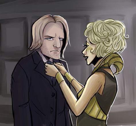 Haymitch and Effie by Super-Cute on @DeviantArt Haymitch And Effie, Haymitch Abernathy, Hunger Games Fan Art, Effie Trinket, Hunger Games Fandom, Finnick Odair, Katniss And Peeta, Hunger Games 3, Suzanne Collins