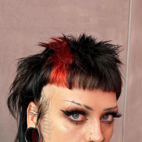 Fang Bangs, Pride Colors, Oc Inspo, Makeup Inspo, Makeup Inspiration, Hair Ideas, Something New, Bangs, Hair Color