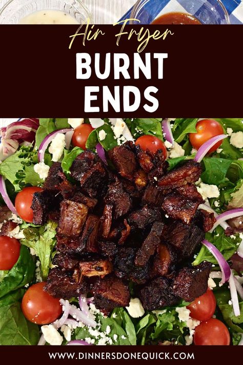 Air Fryer Burnt Ends, How To Make Brisket, Pork Burnt Ends, Burnt Ends Recipe, Brisket Burnt Ends, Air Fryer Recipes Keto, Brisket Oven, Tender Brisket, Chuck Roast Recipes