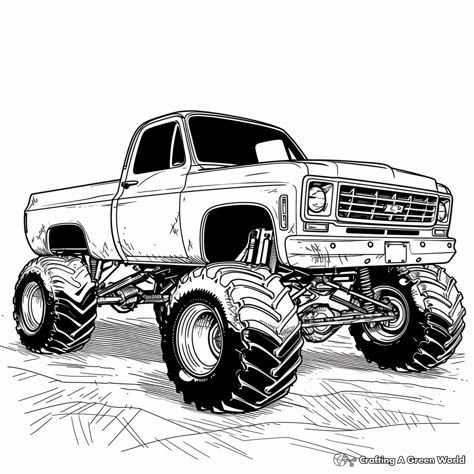 Hot Rod Coloring Pages, Old Car Drawing Sketch, Muscle Car Coloring Pages, Tractor Coloring Pages Free Printable, Cars To Draw, Hot Wheels Coloring Pages, Monster Truck Drawing, Lowrider Drawings, Truck Drawings