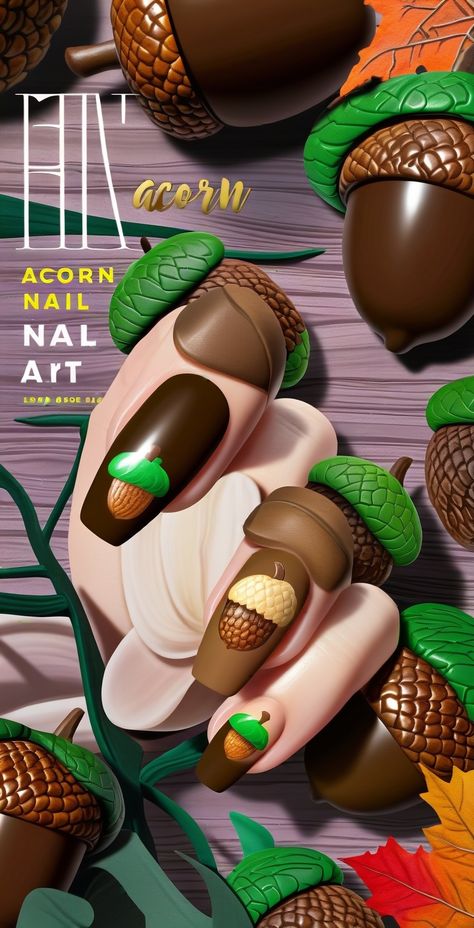 Embrace the essence of fall with acorn nail designs. Learn how to paint these seasonal symbols for a charming and unique manicure that celebrates nature's bounty. #AcornNails #FallSymbols #NailArt #DIYManicure #SeasonalDesigns #UniqueNails #AutumnBeauty Dark Brown Nails, Unique Manicure, Short Almond, Nature's Bounty, French Tips, Brown Nails, Autumn Beauty, Unique Nails, Fashion Toys