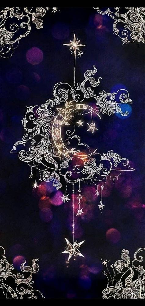 Magical Moon Wallpaper by Elizabethwhitson68 - d4 - Free on ZEDGE™ Witch Wallpaper, Witchy Wallpaper, Star Wallpaper, Cool Wallpapers Art, Moon And Stars, Pretty Wallpapers Backgrounds, Moon Art, Beautiful Fantasy Art, Cellphone Wallpaper