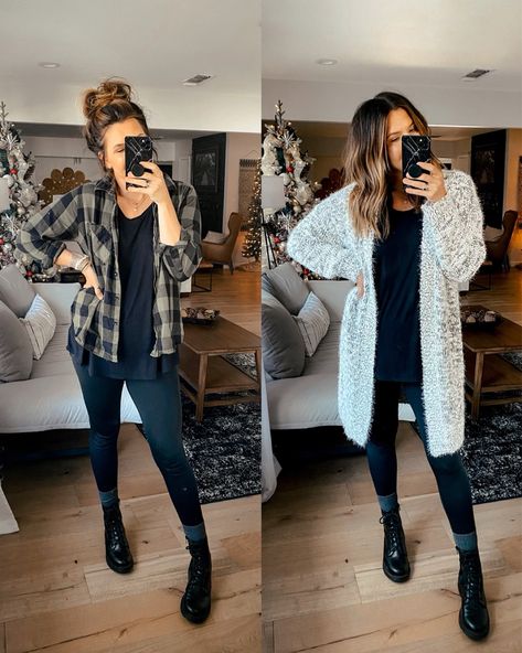 Fall Outfits With Combat Boots, Cute Outfits With Combat Boots, Combat Boot Outfits Plus Size, Leggings And Combat Boots Outfit, Plus Size Combat Boots Outfit, Leggings With Combat Boots, Combat Boots Outfit For Women, Combat Boots Outfit Fall, Socks Over Leggings Outfit