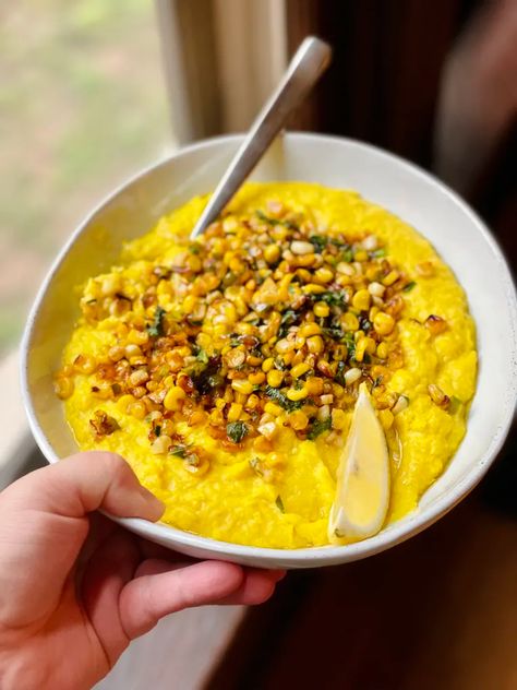 Dan Kluger's Fresh-Corn Polenta with Butter and Herbs | Kitchn Best Creamed Corn, Corn Polenta, Magically Delicious, Polenta Recipes, Corn Recipe, Creamy Corn, Creamed Corn, Tasty Pasta, Corn Recipes