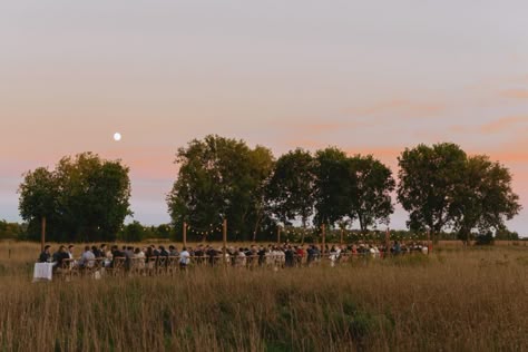 Married In A Field, Open Pasture Wedding, Weddings In Fields, Dinner In A Field, Backyard Field Wedding, Outdoor Field Wedding Reception, Country Field Wedding, Weddings In A Field, Wedding In The Field