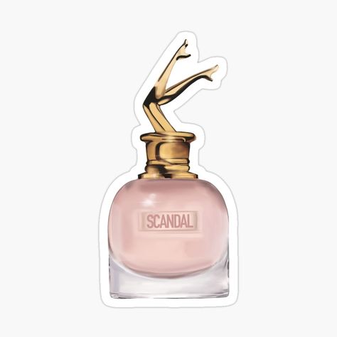 Get my art printed on awesome products. Support me at Redbubble #RBandME: https://www.redbubble.com/i/sticker/Pink-scandal-perfume-bottle-with-gold-legs-by-estellestephens/109298343.EJUG5?asc=u Scandal Perfume, Perfume Sticker, Fashion Stickers, How To Make Stickers, Gold Legs, Cut Stickers, Ipad Wallpaper, Perfume Bottle, Scandal